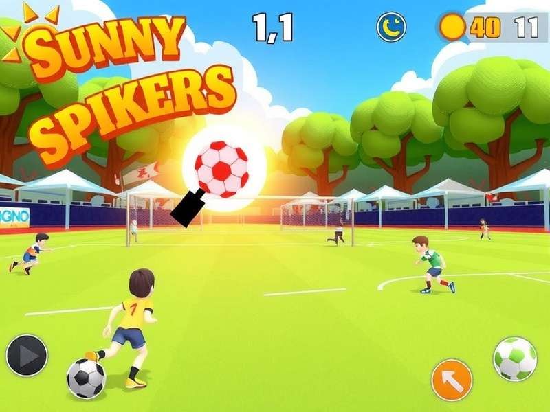 Sunny Spikers Main Gameplay Sunny Spikers Game Screenshot